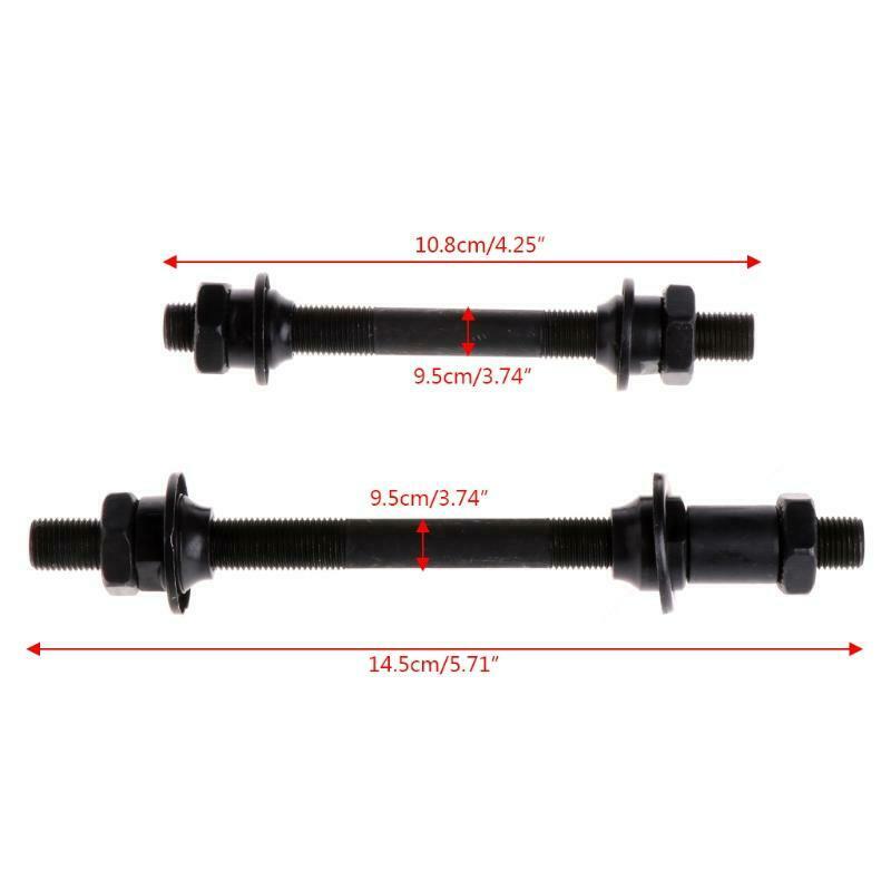 Mountain Bike Bicycle Quick Release Front Back Axles Hollow Hub Shaft Lever New