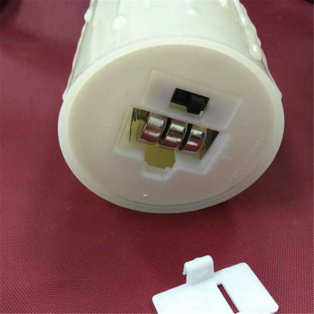 3x LED Electronic Candle Frameless Swing Battery Operated Christmas Decor