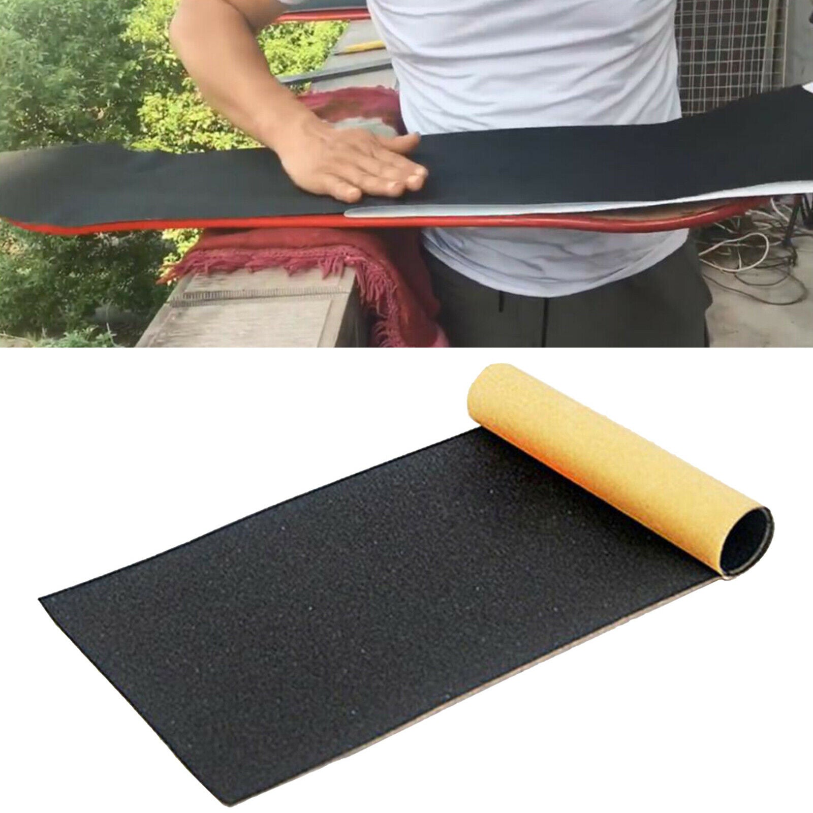 Skateboard Longboard Skate Grip Tape Sandpaper Sheet Waterproof Scooters
