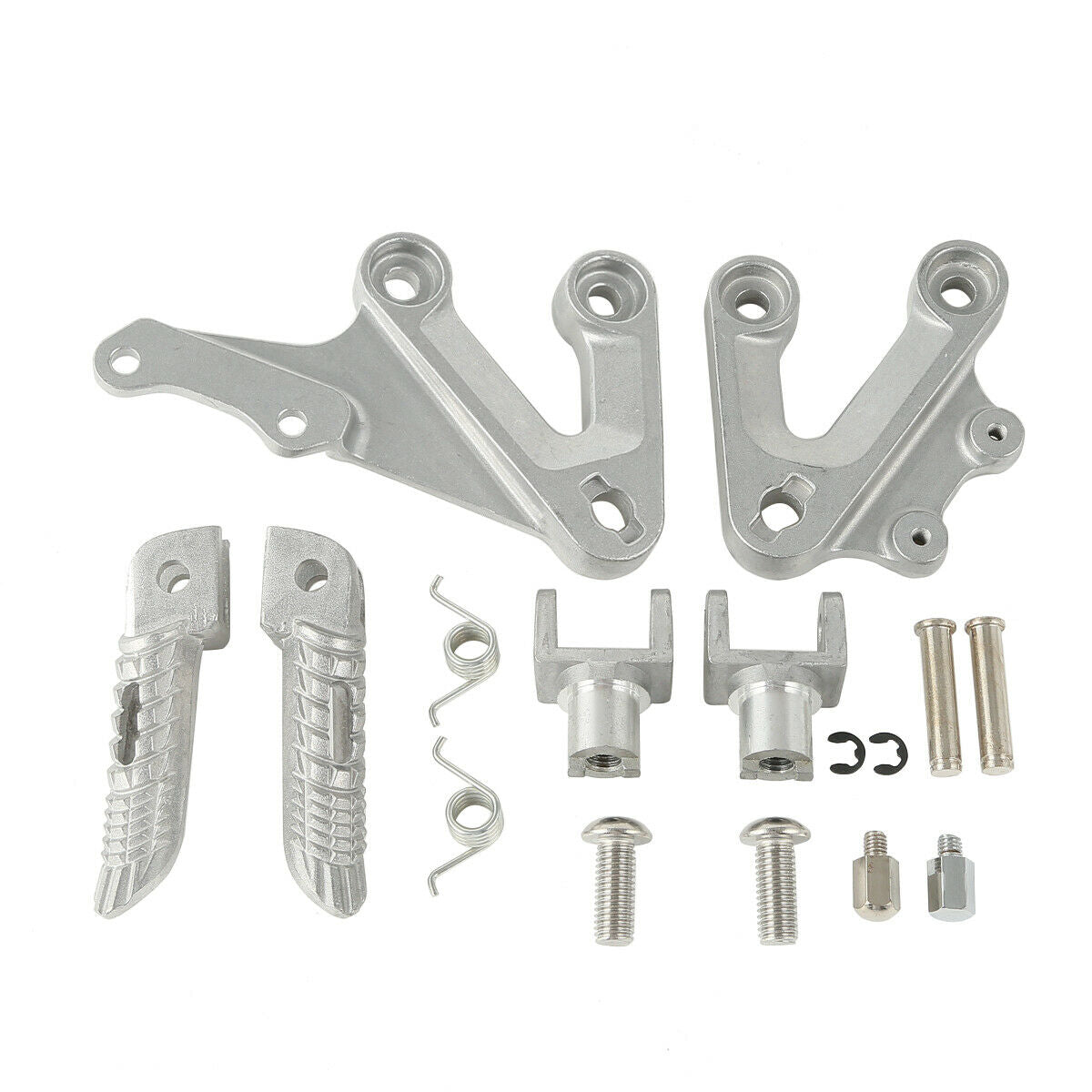 Front Rider Foot Pegs Footrest Bracket Fit For Suzuki GSXR1000 2003-2004