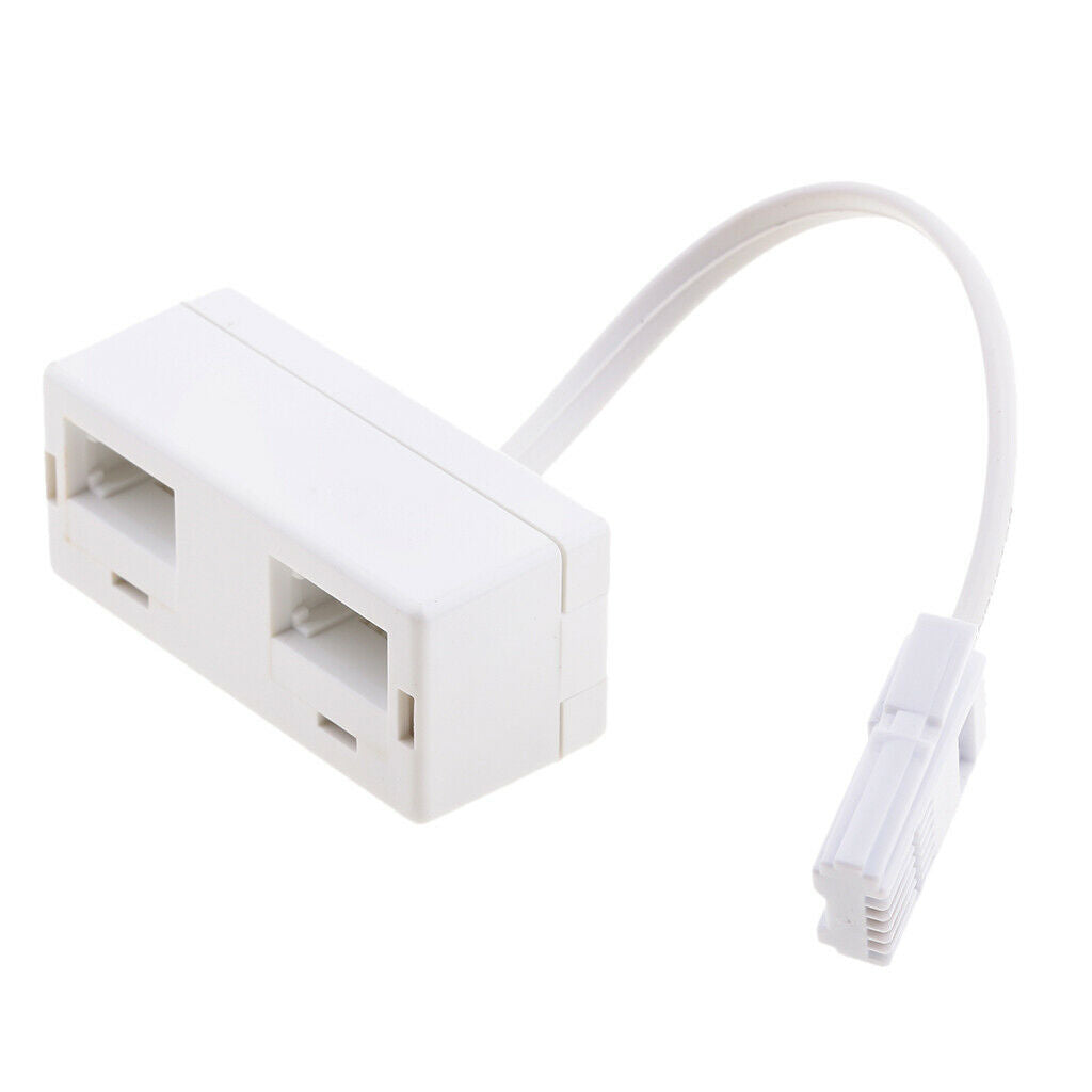 10Pcs BT Telephone Modem Extension Cable Wire Male to Female UK RJ11 Splitter