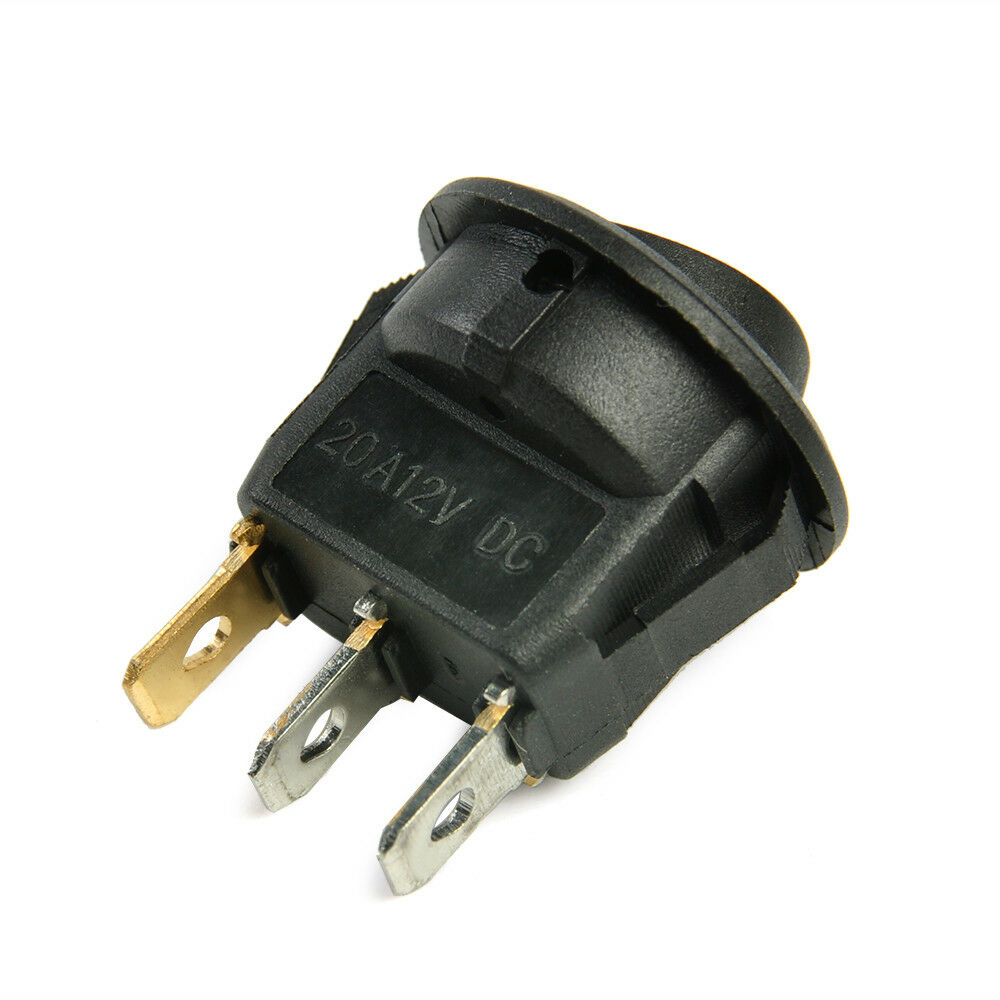 Lots 4x Waterproof ON/OFF Car 12V Round Rocker Dot Boat LED Light Toggle Switch