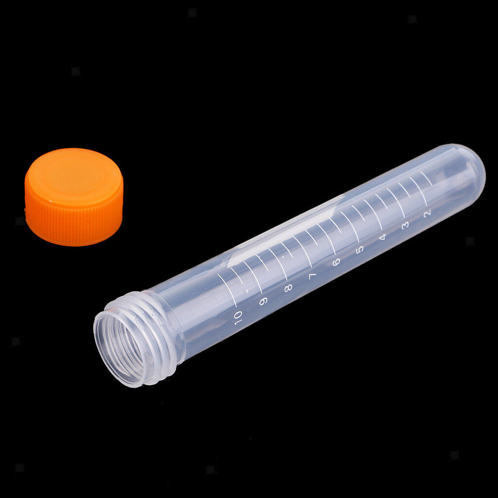 5Pcs Plastic Knitting Needles Storage Tubes For Home Use, with Orange