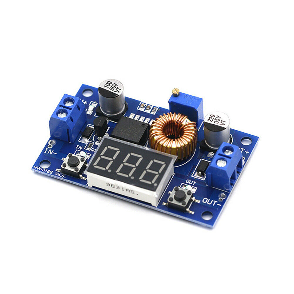 5A 75W XL4015 DC-DC Converter Adjustable Step-Down Module 4.0-38V to 1.25V-36V