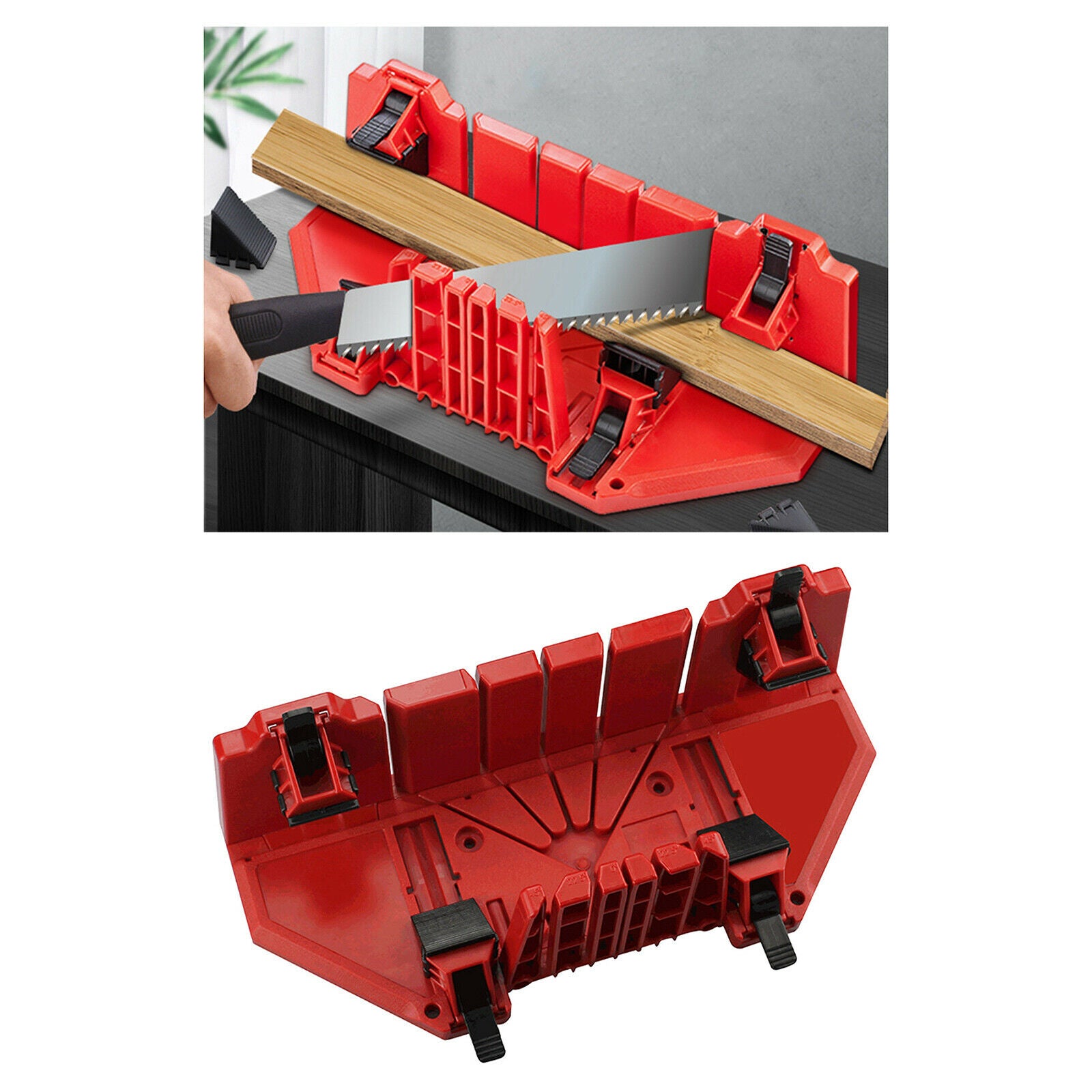 Mitre Box Box 45 and 90 Degrees Carpenter Tool Home Decoration Craftsmanship