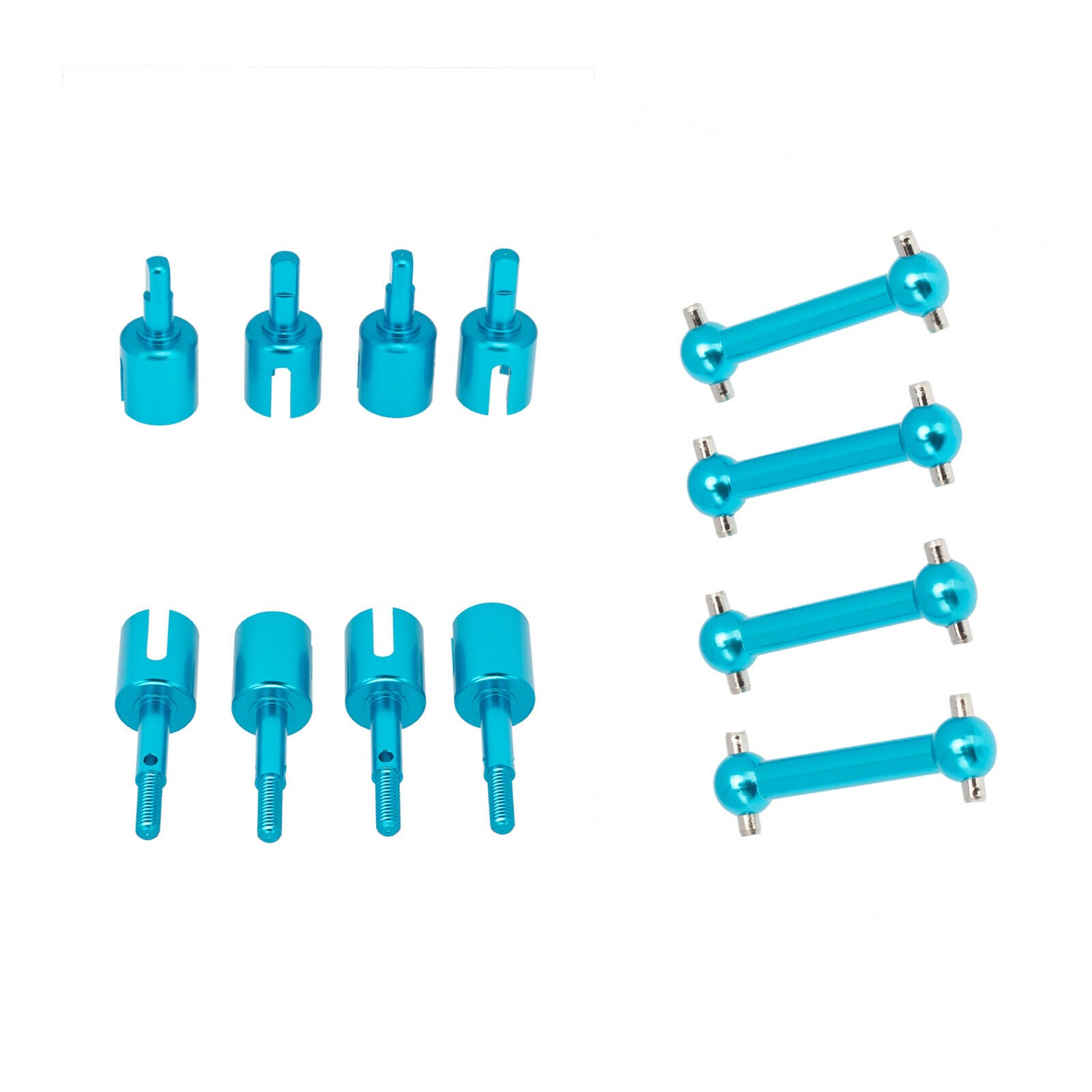 RC Car Upgrade Wheel Axle for Tamiya TT01 1/10 Sports Car DIY Spare Parts