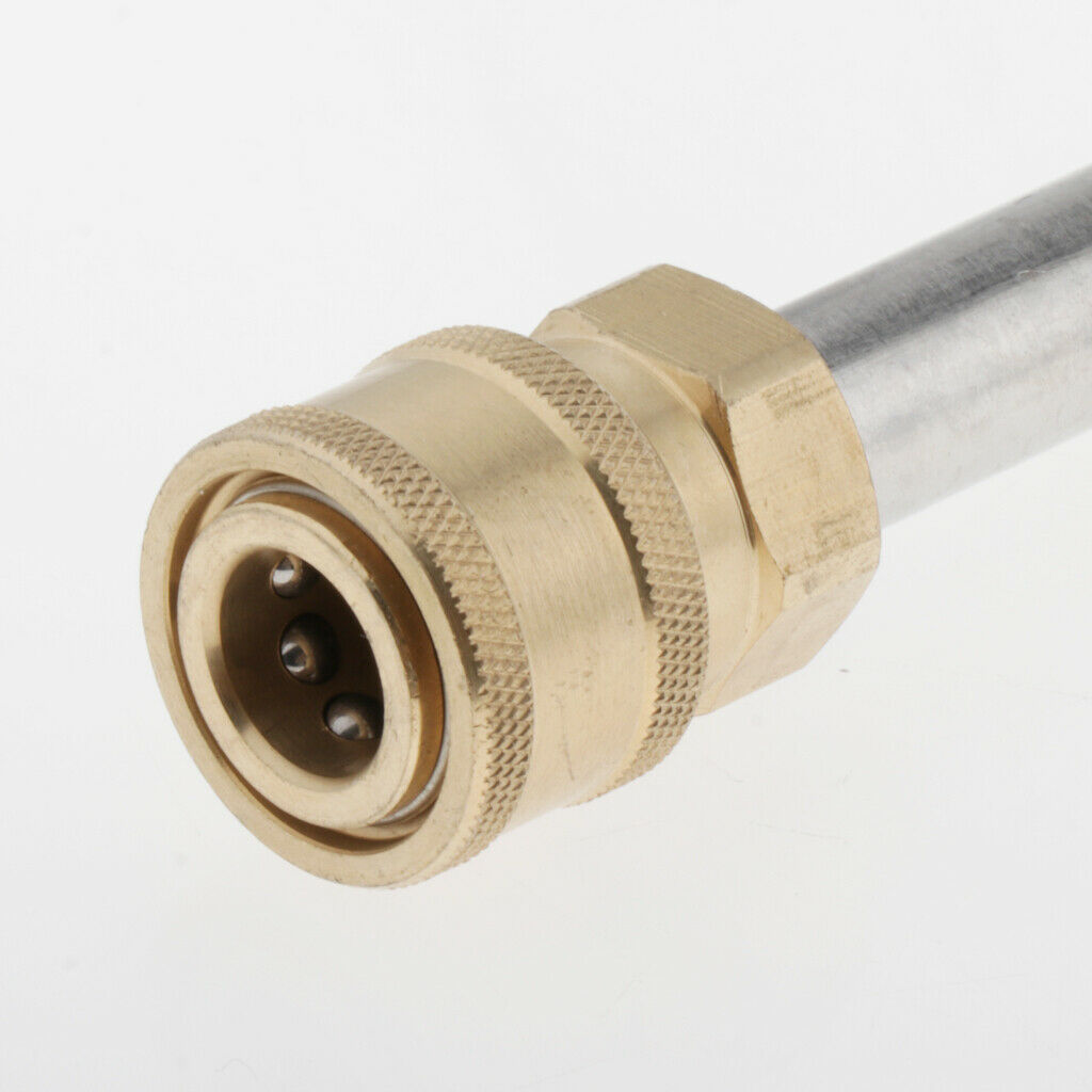 1pc Pressure Washer Adapter 1/4in Quick Connector Car Wash Converter Adapter PA7