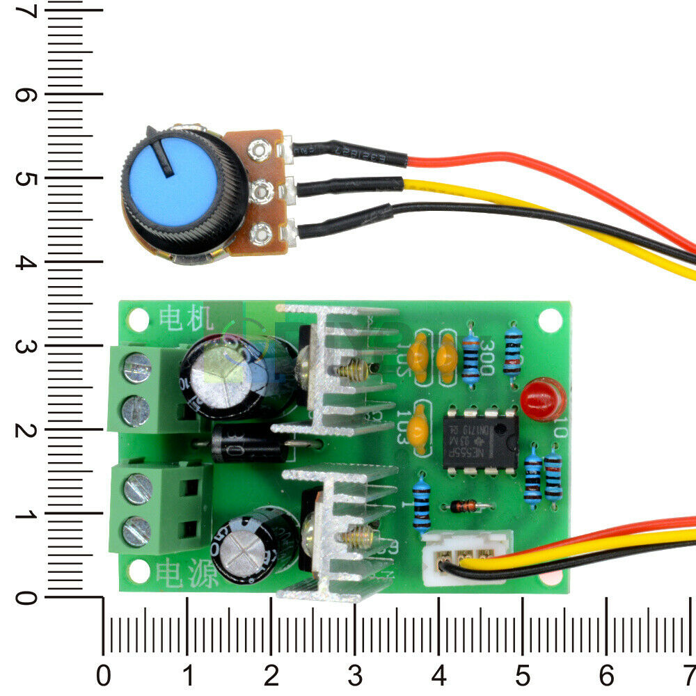 5Pcs DC12-36V Pulse Width PWM Motor Speed Regulator Controller Switch 12V 24V 3A