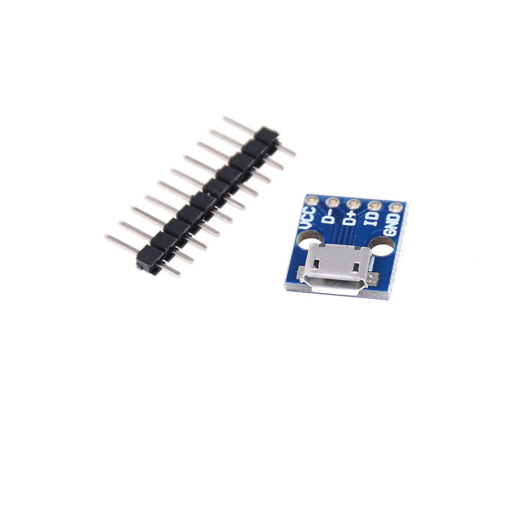 5Pcs Female Micro USB to DIP Adapter Converter 2.54mm PCB Breakout Boar.l8