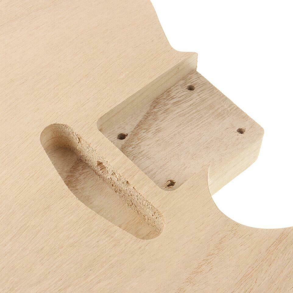DIY Electric Guitar Unfinished Barrel Body Polish Maple Wood For TL Style Guitar