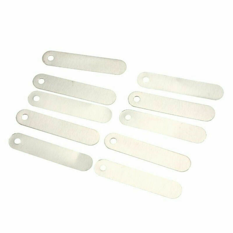 100pcs Nickel Solder Tab For  14500 Sub C Rechargeable Battery 2.5x0.5cm