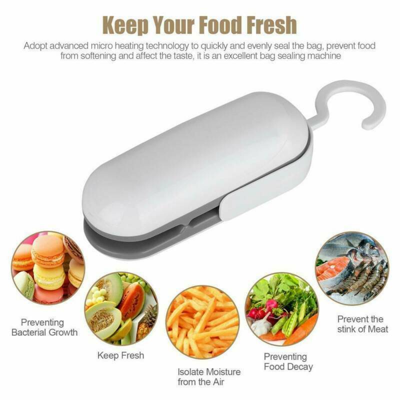 Useful Mini Heat Sealing Machine Household Plastic Bag ABS 2 In1-Cutter/Sealer