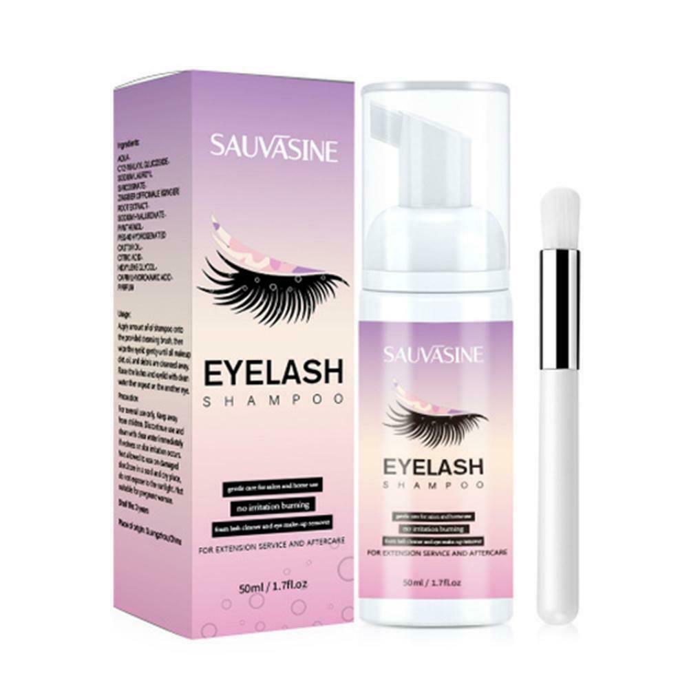 50ml Professional Eyelashe Foam Cleaner Eyelash Extension Cleansers Shampoo sets