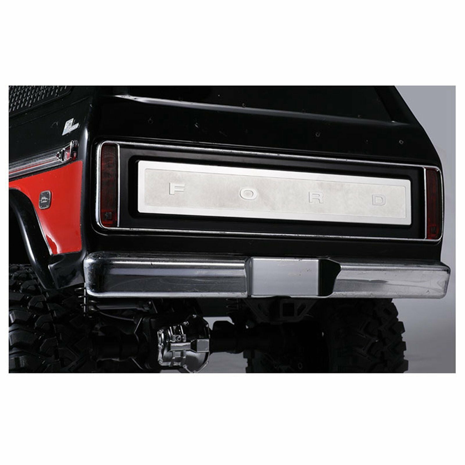Metal Rear Tail Plate Car / Trunk Protector Panel for TRAXXAS TRX4 Ford Bronco