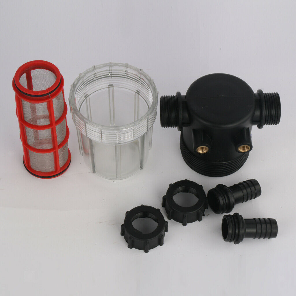 3/4 Inch 20mm Pressure Washer Universal Water Filter InLine Hose Inlet Quick