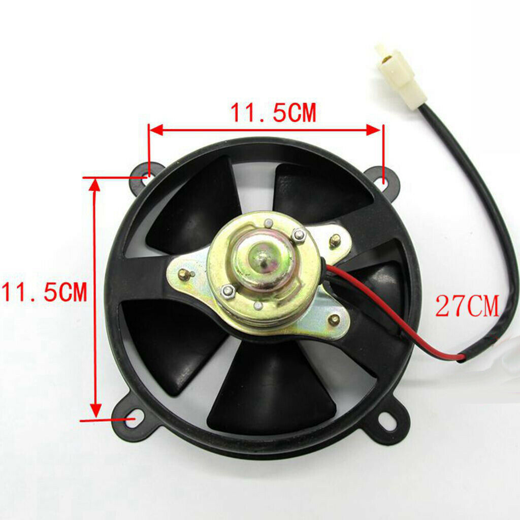 Radiator Thermo Electric Cooling Fan for 150cc 250cc ATV Go Kart