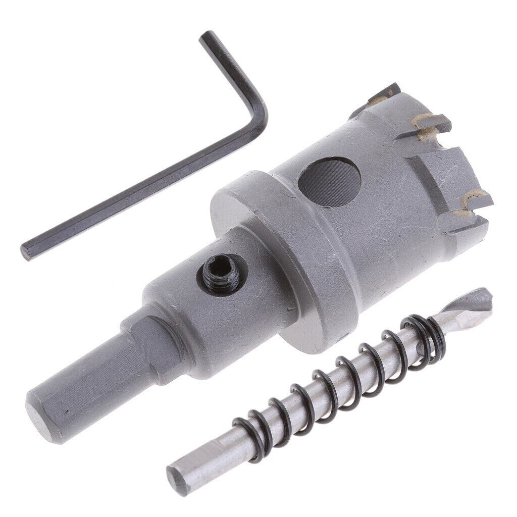 3 Pcs Stainless Steel Drill Bit Set 0.8",1",1.2" Mild Steel, Iron, Copper