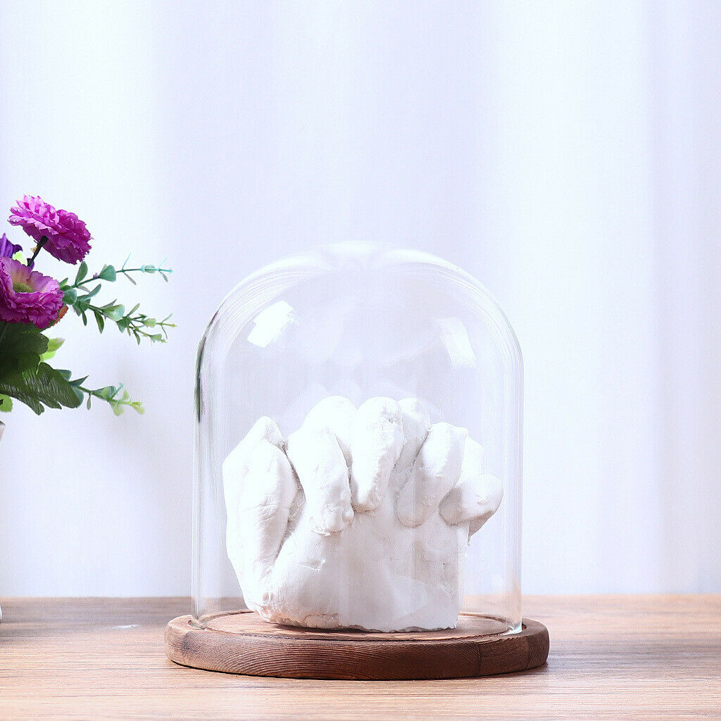 18cm  Transparent Stand Glass Flower Vase Landscape Bottle Ball Vase