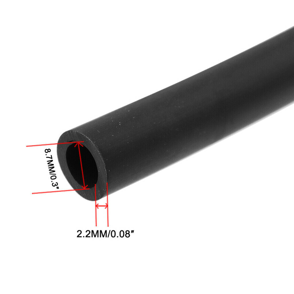 8MM Portable Car Manual Hand Siphon Pump Gas Fuel Liquids Flexible Transfer