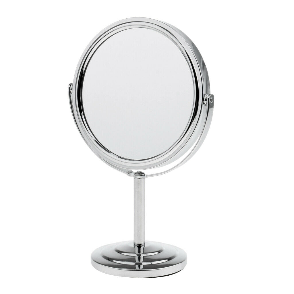 Double-Sided Makeup Cosmetic Mirror Normal&Magnifying Tabletop Stand Mirrors