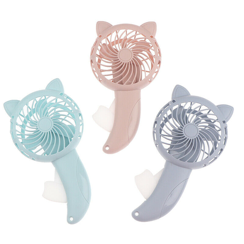 Handheld Fan Household Mini Fan Fan Coloured Manual Handpress Fans Cool Lt