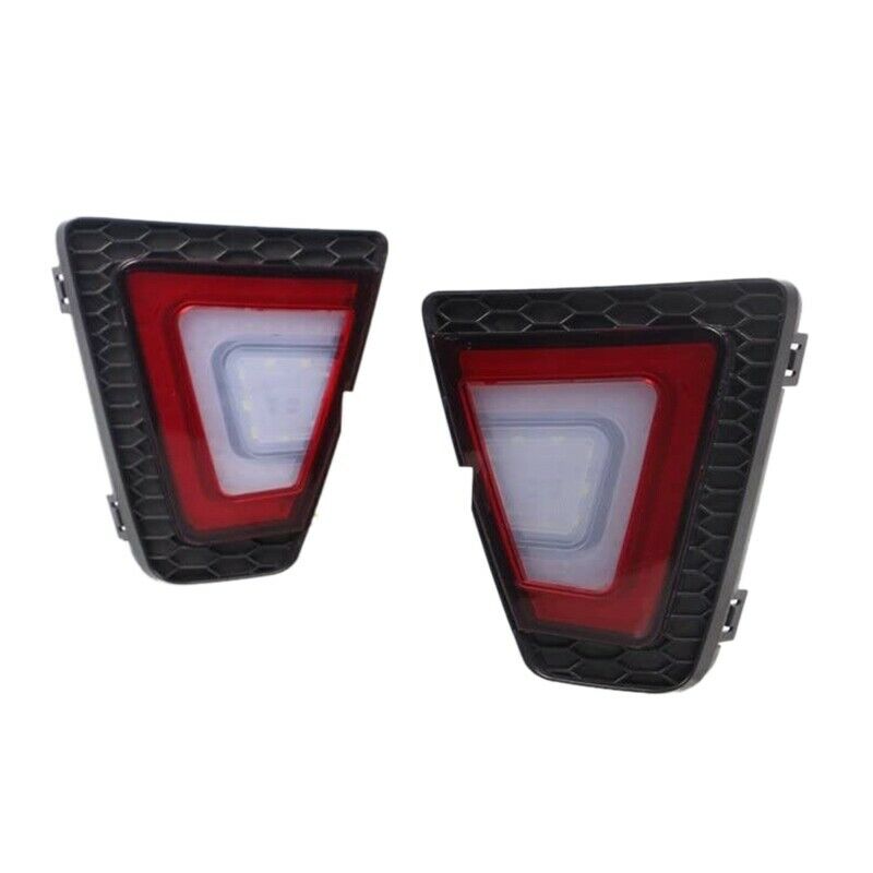 Car Red Lens Rear Bumper Reflector Light LED Brake Lamp for  Jazz/Fit 2014-2N6P7