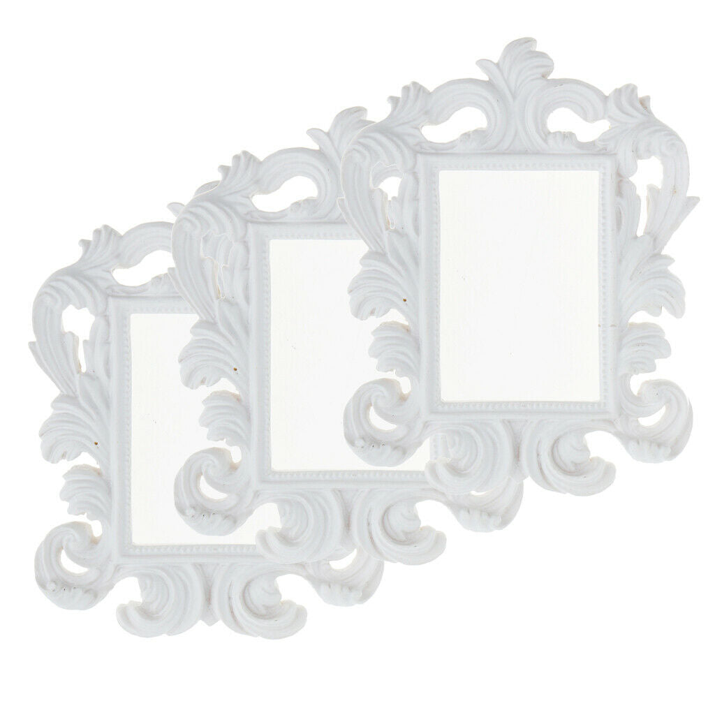 3x  Picture Photo Frame Wall Decor Wedding Anniversary Gift Favor White