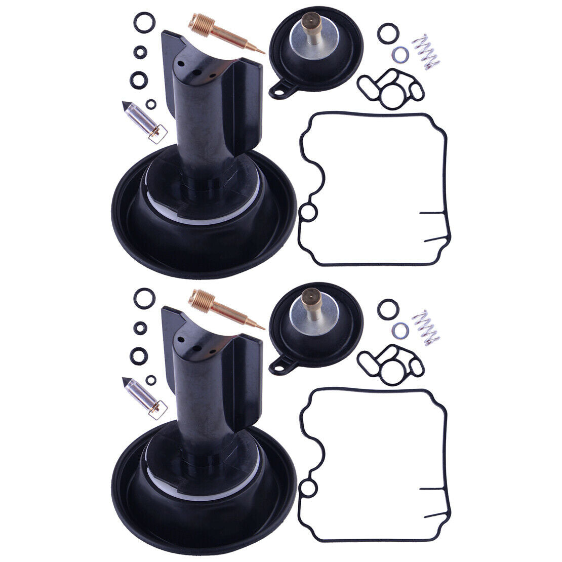 2x Fit for Yamaha TDM850 XTZ750 Carburetor Repair Kit with Plunger Diaphragm