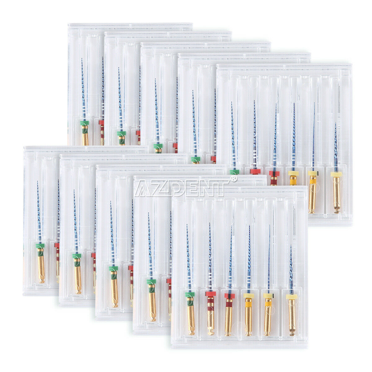 50X Dental AZ-PRO Rotary Heat Activated Endo Canal Root Engine Use File 25MM