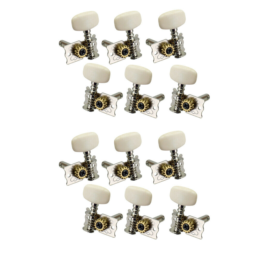 6R 6L Professional Guitar Tuning Peg Machine Heads Buttons for