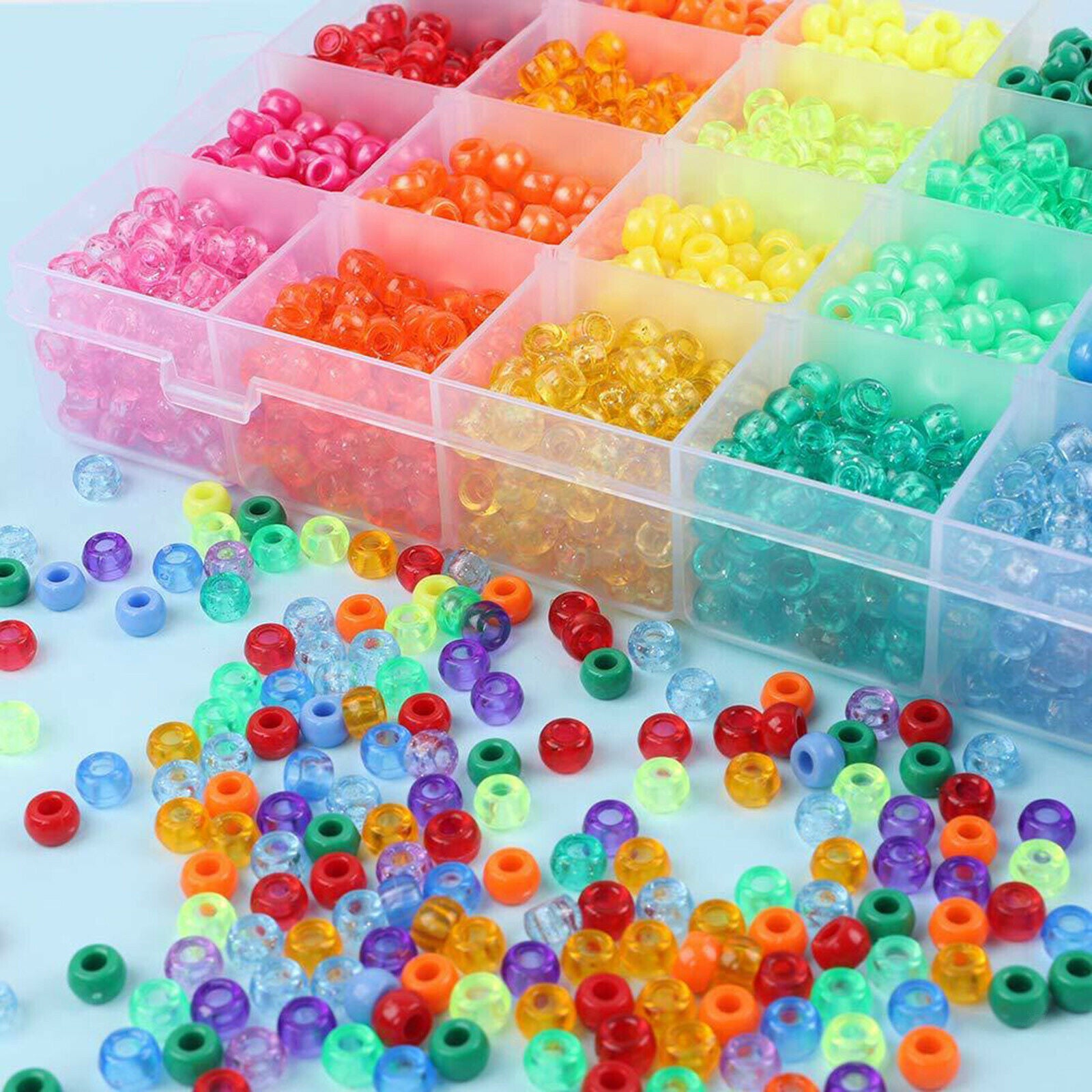 2880pcs Crafts Beads Kit for DIY Bracelets Jewelry Making Finding Supplies