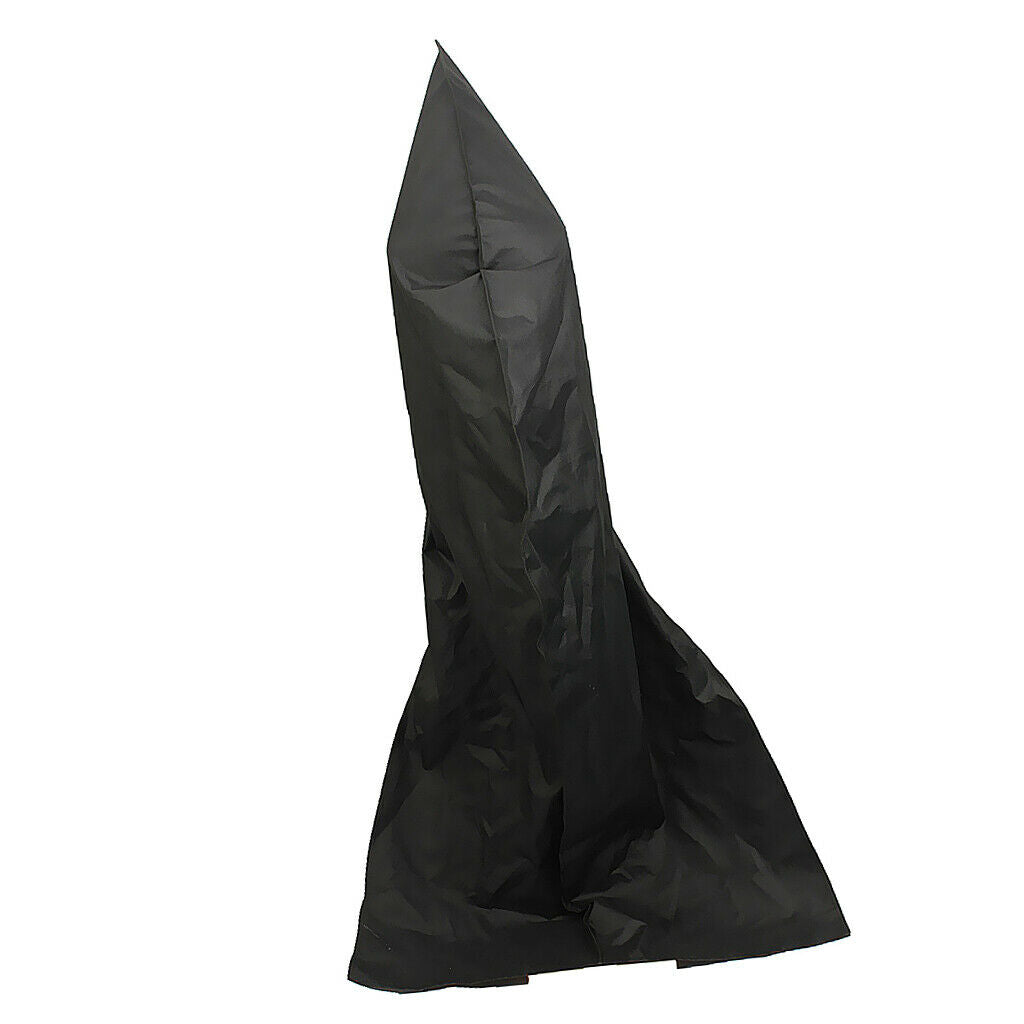 Black Parasol Cover Garden Umbrella Protective Weather Cover Waterproof