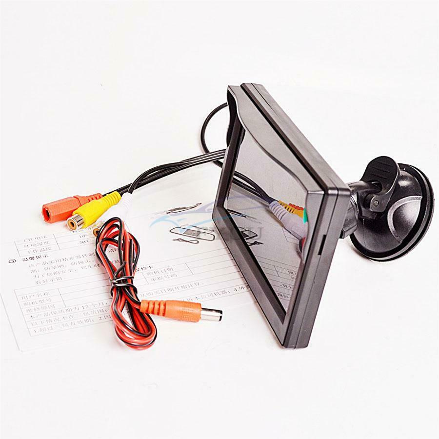 5 inch Car Monitor TFT LCD HD Reversing Waterproof + Small Butterfly Camera