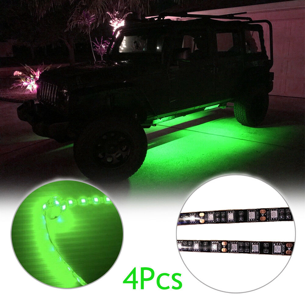 Green LED 4Wheeler ATV Underglow 12v Custom LED Neon Accent Lighting 1' Quad UTV