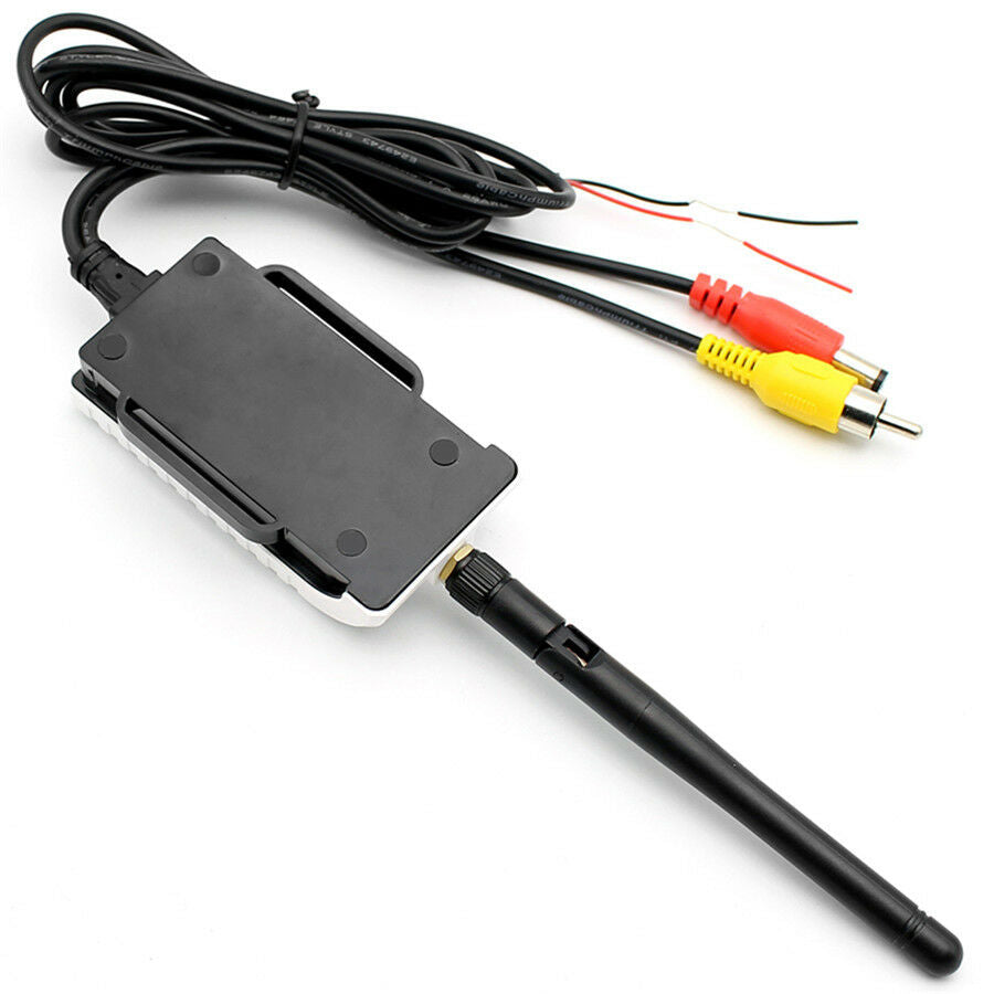 Durable 2.4G Wireless AV Cable Transmitter Receiver Kit for Car Vedio Moniter