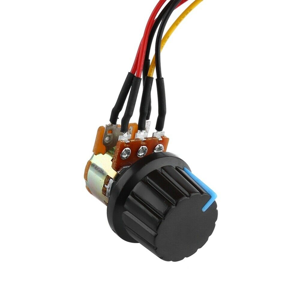 DC10V-55V 12V 24V 48V 60A PWM DC Motor Speed Controller CW CCW Reversible Switch