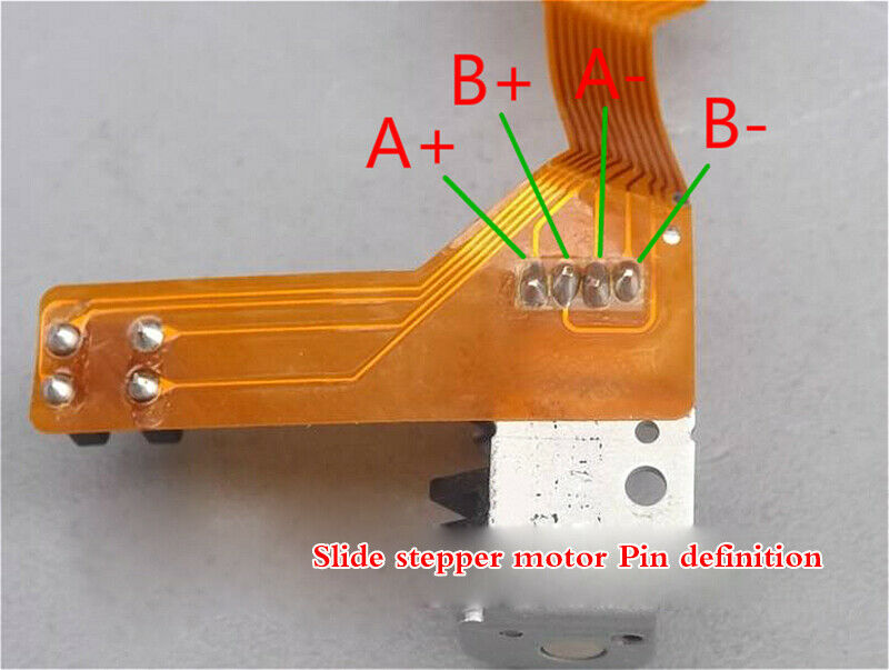 The camera movement Sliding table stepper motor motor micro electromagnet DIY
