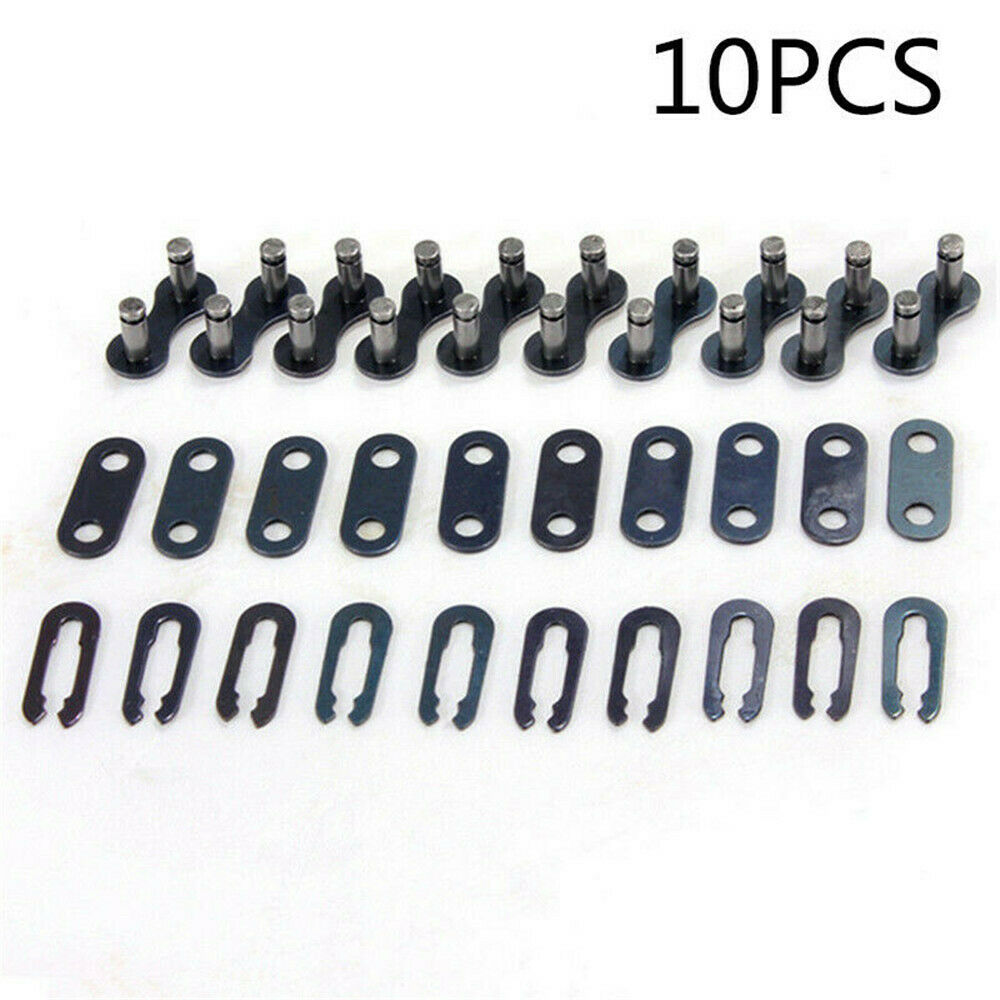10x MTB Bicycle Chain Master Link Joint Connector Single Speed Quick Clips Sets
