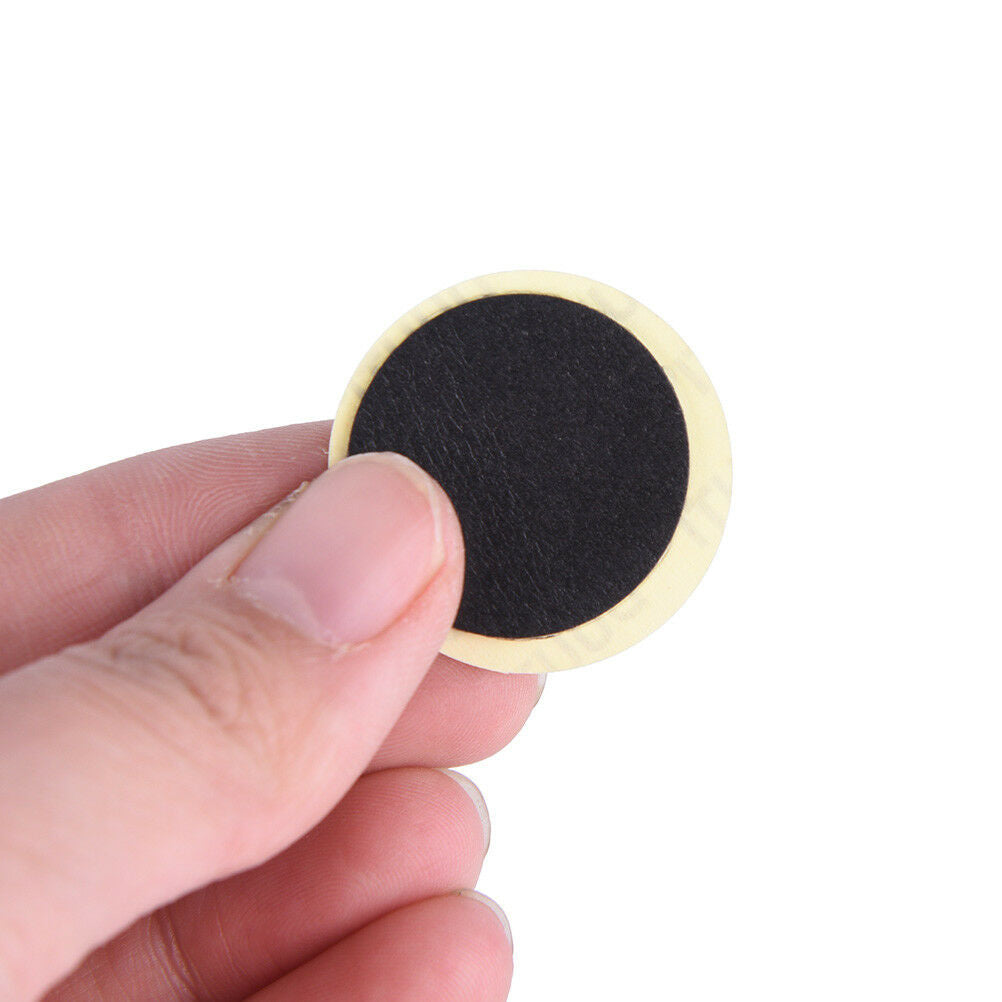 10pcs 25mm Self Adhesive Glueless Bike Patch Puncture Tyre Tire Tube Repair Re