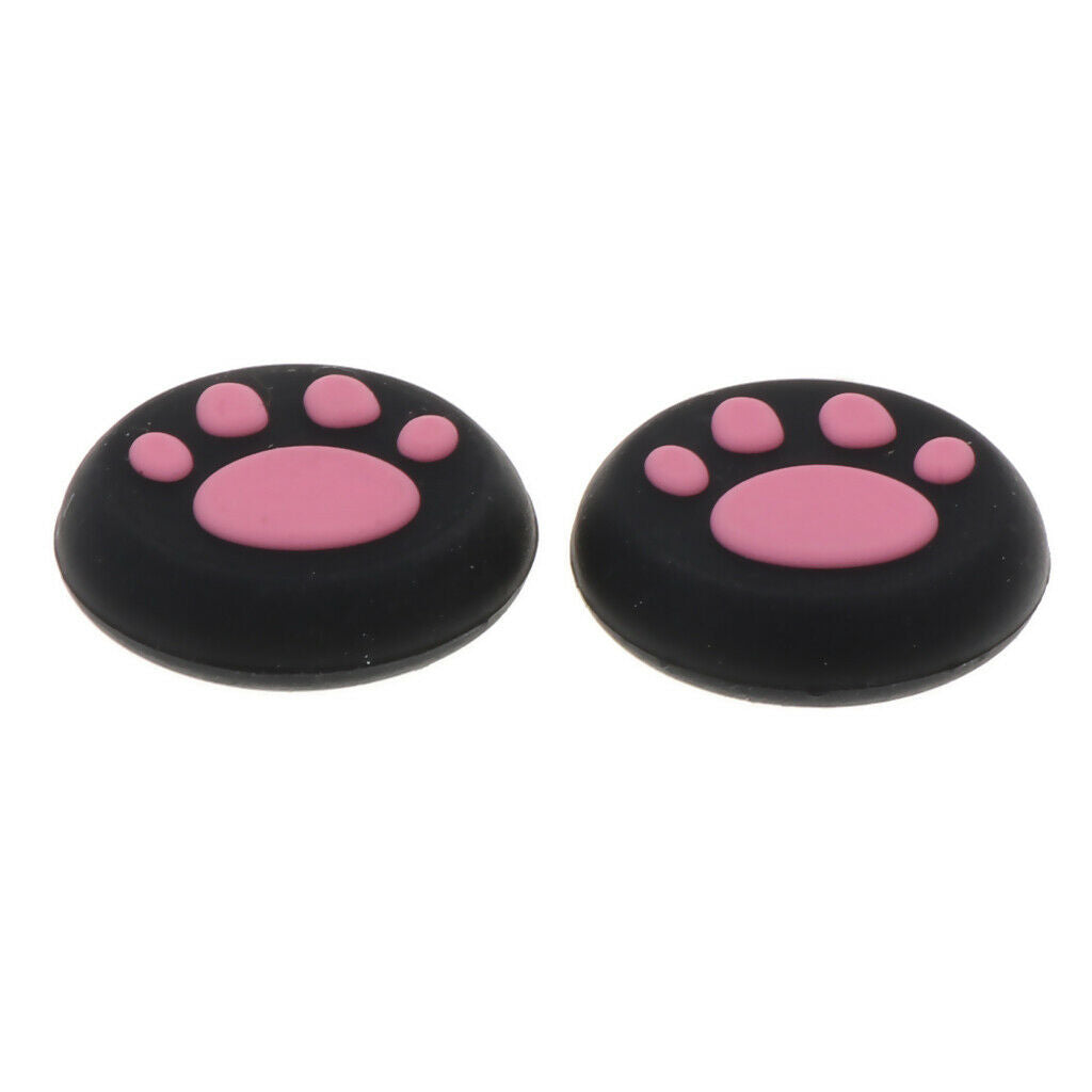Set of 4 Pink Cartoon Cat Claw Joystick Caps Cover for PSV1000 2000 PS Vita