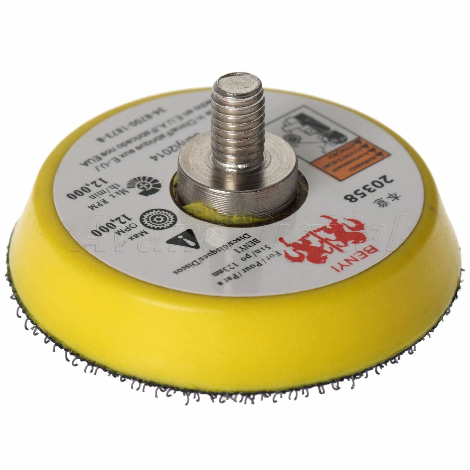50mm Car Flat Polishing Pads 16 Pcs/Set For Electric Pneumatic Buffing Polisher