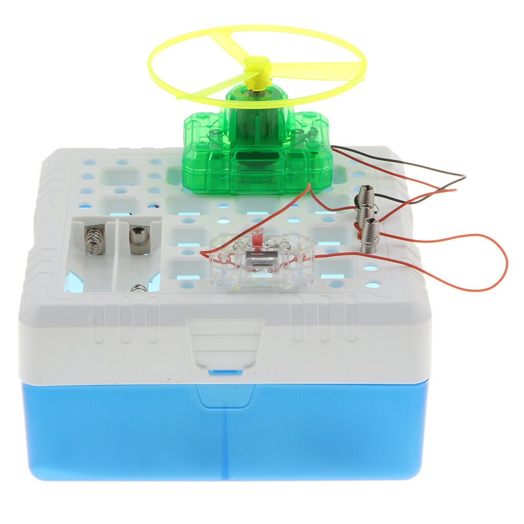 DIY Assembled Flying Disc Electric Circuit Science Kit Kids Student Physical