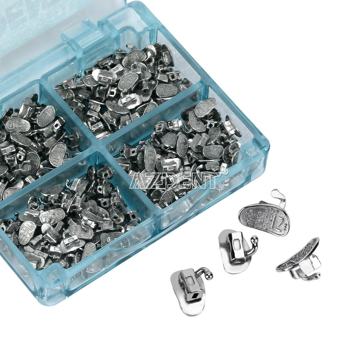 200 PCs Denta Ortho Buccal Tube Roth 0.022 Inblock 2nd Molar MIM Non-Convertible