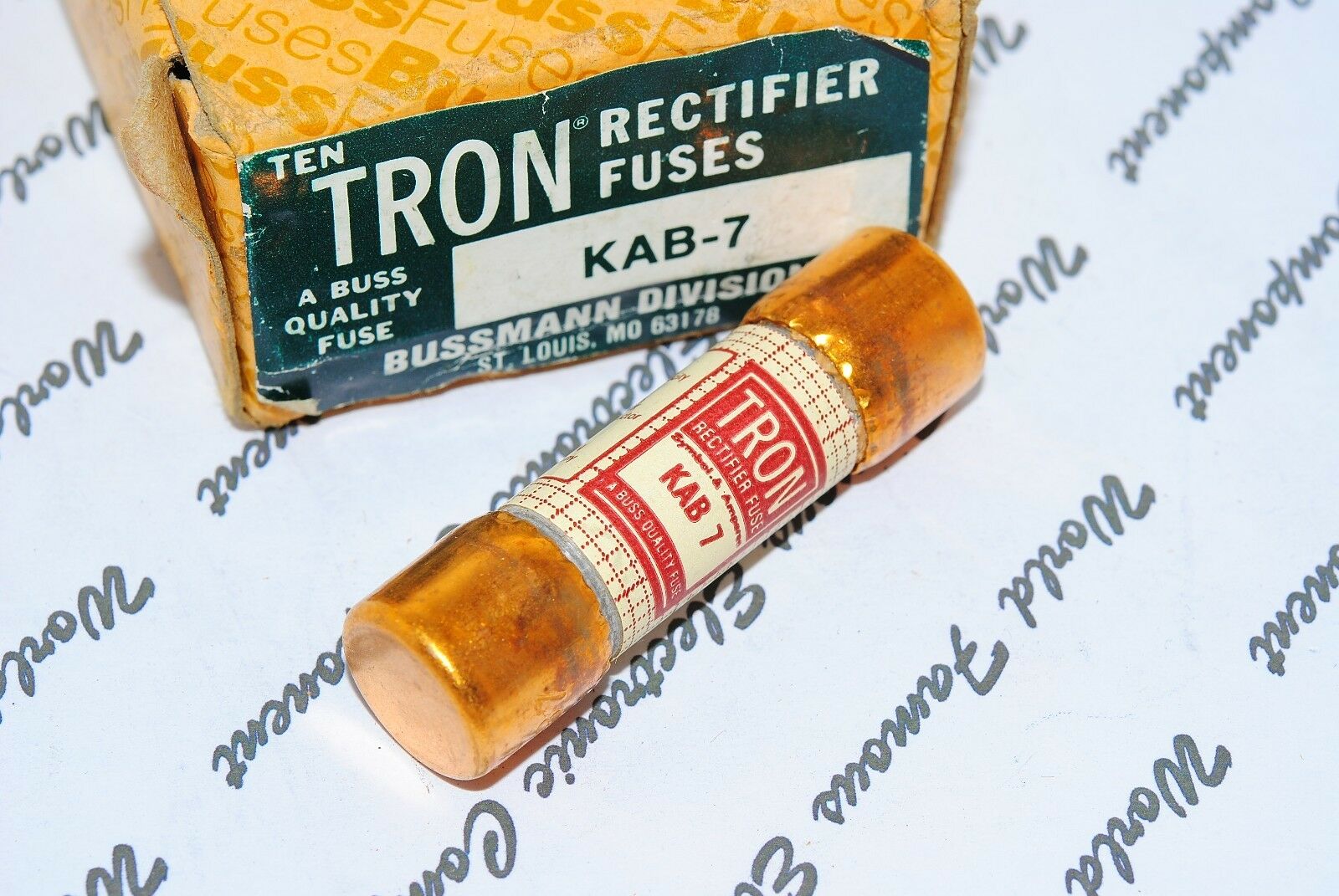 1pcs - BUSSMANN KAB-7 7A 7Amp TRON Rectifier Fuse