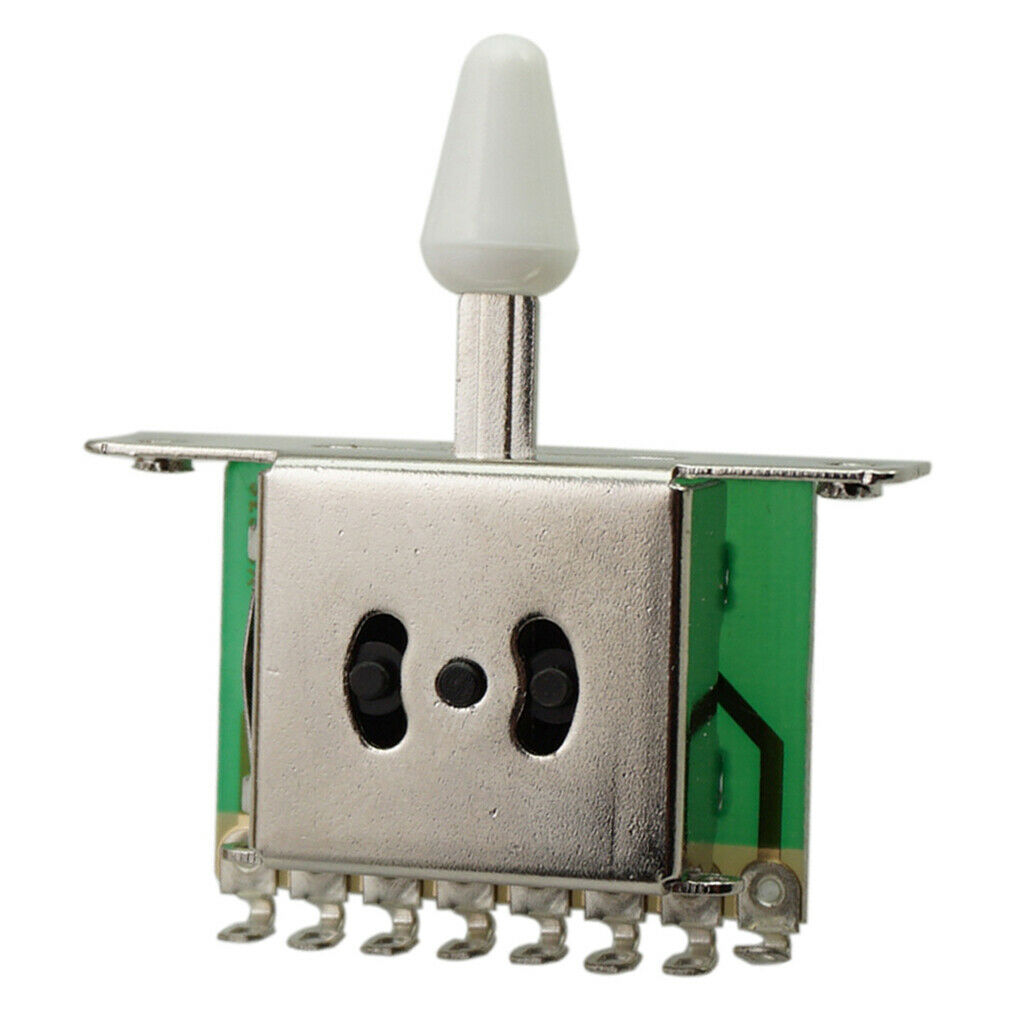 Guitar 5 Way Pickup Selector Switch for ST SQ Guitar Parts White