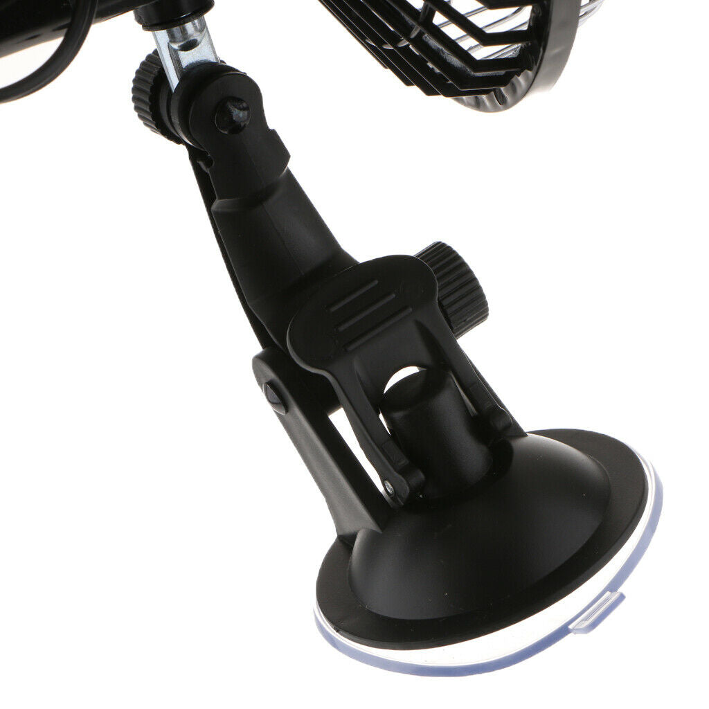 Premium 360 ° Universal Car 12V 80W 6 Inch Electric Cooling Fan