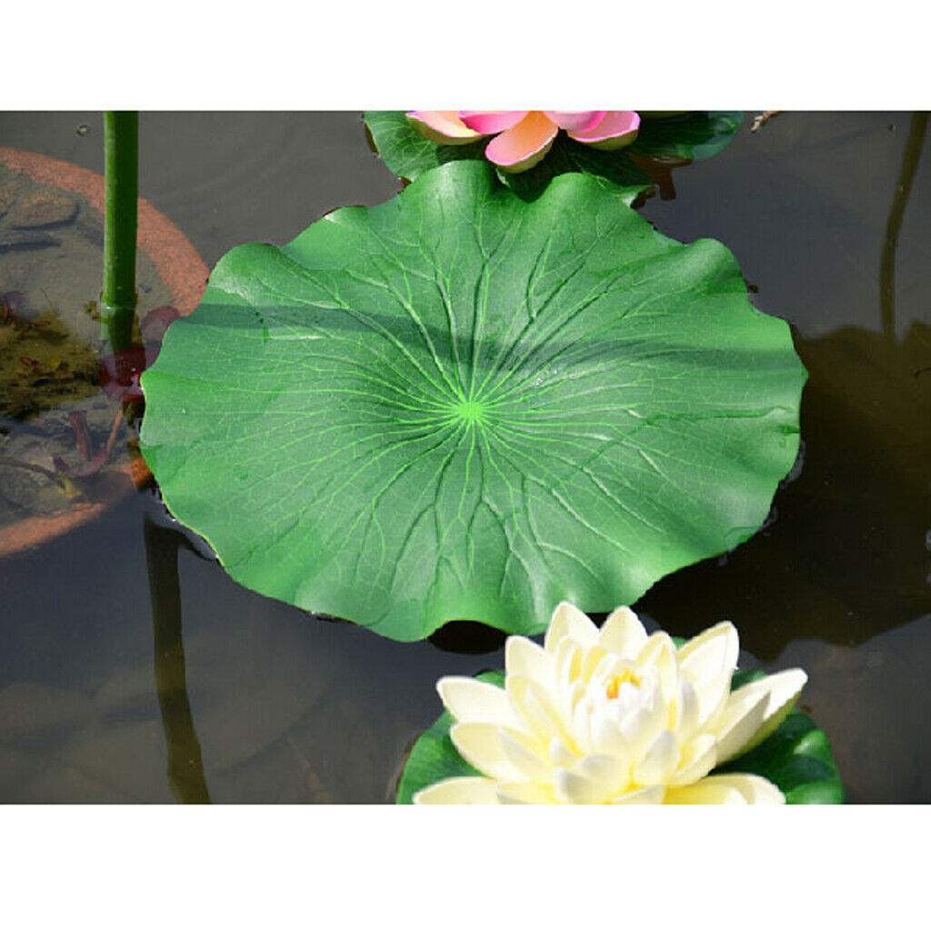 Artificial Aquatic Water Grass Fish Tank   Landscape Lotus Decor 60CM