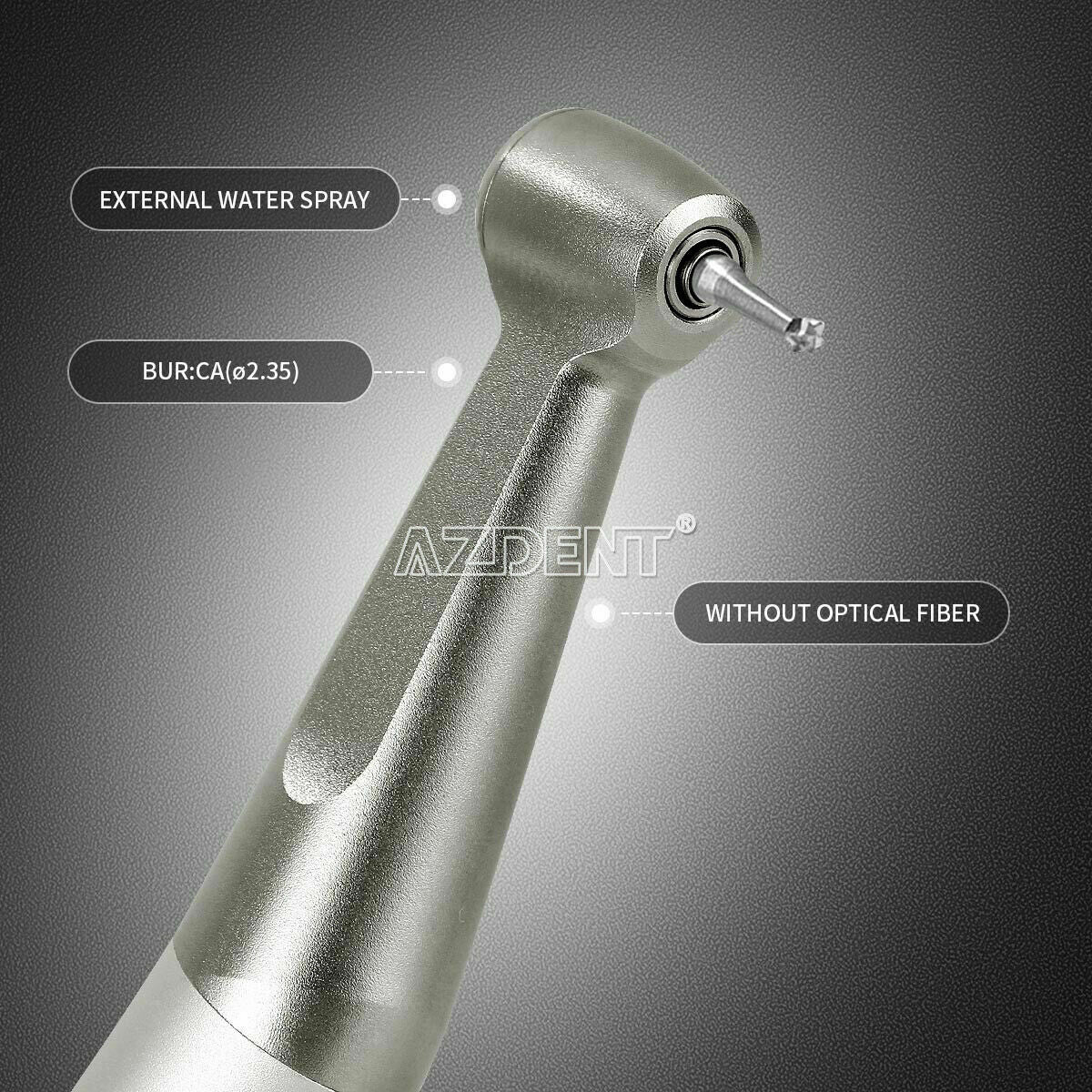 Dental Contra Angle Straight Air Motor Low Speed Handpiece Kit FX 4Holes M4