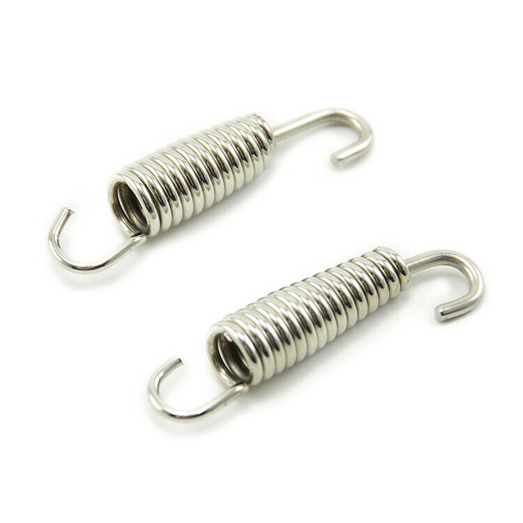 6Pcs Stainless Steel Motorcycle Exhaust Mounting Springs Exhaust Pipe Fasteners