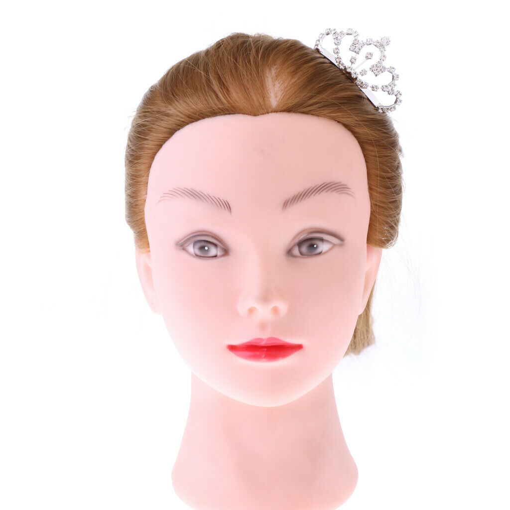 Children Girl Princess Mini Crown Comb Diamante Rhinestone Tiara Hair Clip